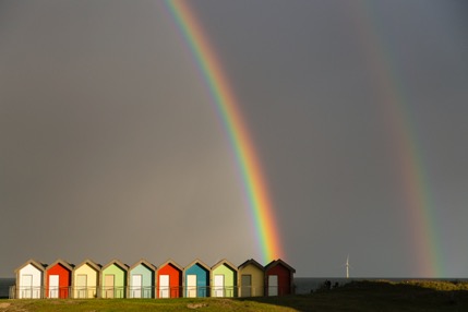 Double Rainbow over Blyth, Northumberland