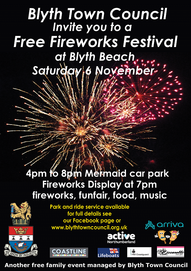 Fireworks Poster, Blyth
