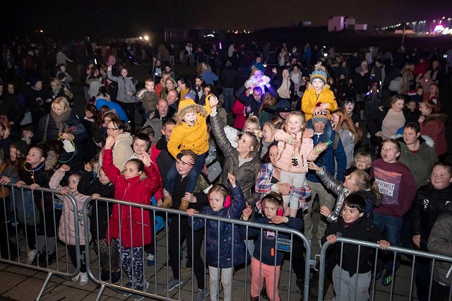 Crowd of People at Blyth Fireworks Events